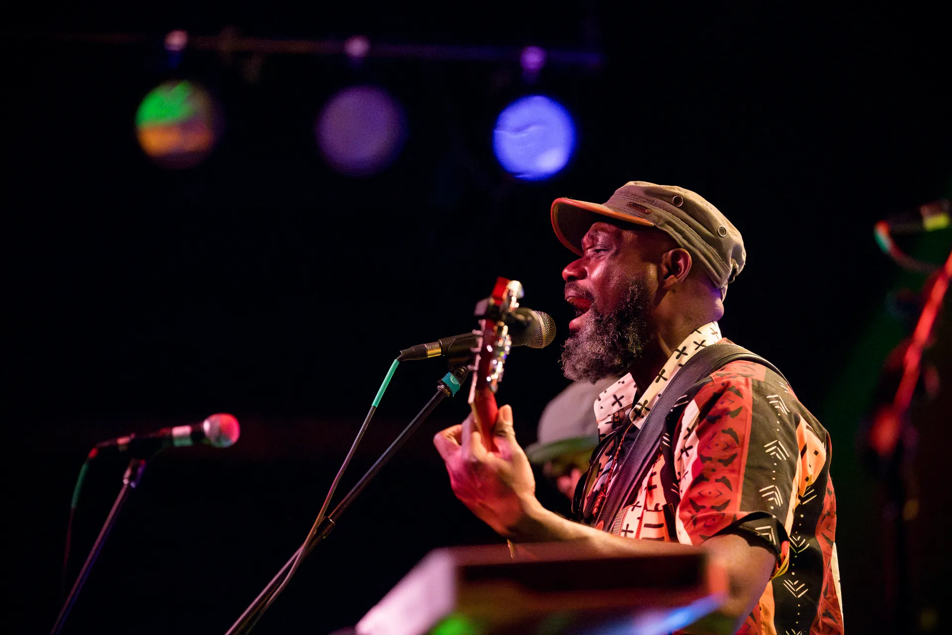 Selasee Atiase on vocals and guitar